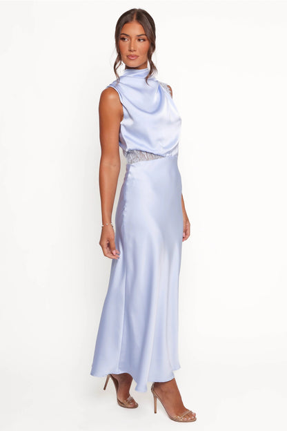 Anabelle Lace Halter Maxi Dress