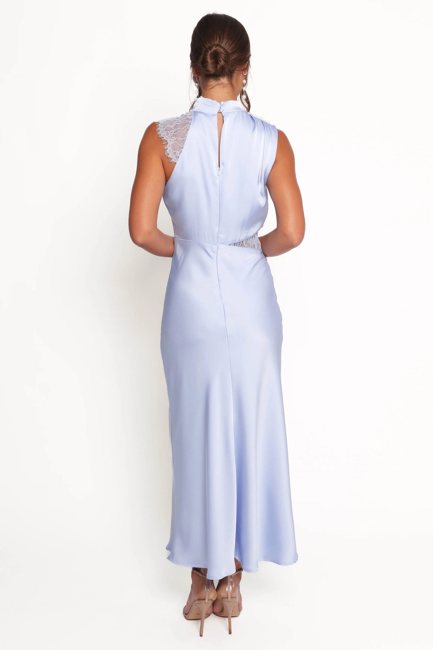 Anabelle Lace Halter Maxi Dress