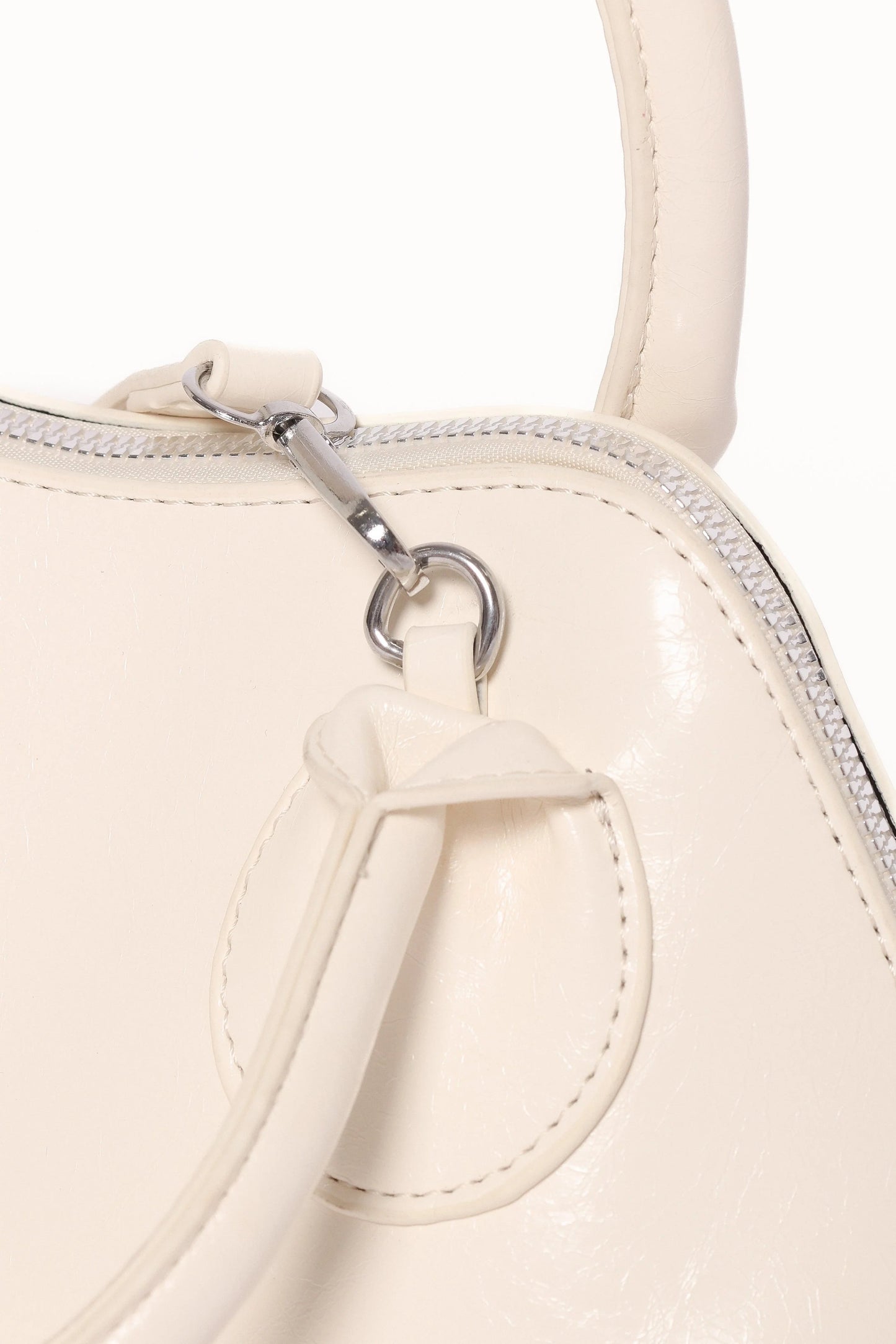 Carolyn Patent-Leather Tote with Zip Closure