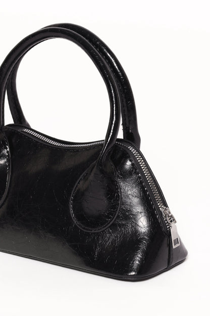 Carolyn Patent-Leather Tote with Zip Closure