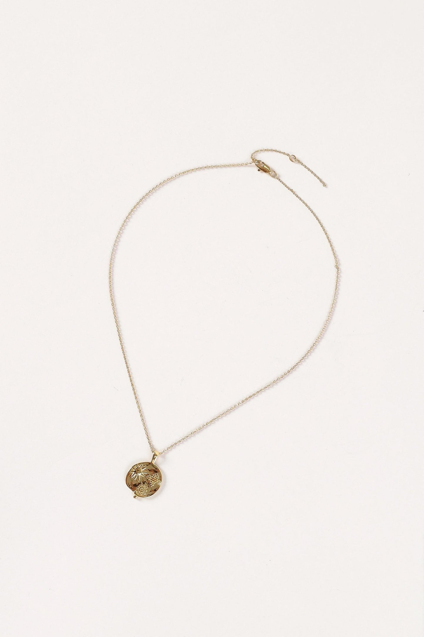 Sunburst Twist Pendant Necklace
