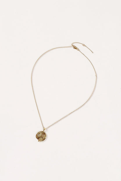 Sunburst Twist Pendant Necklace